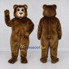 Custom Brown and Cream Bear Mascot Costume Adult Full Body Suit for Children's Events