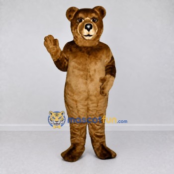 Custom Golden Brown Bear Mascot Costume Adult Full Body Suit for Wildlife Events