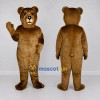 Custom Golden Brown Bear Mascot Costume Adult Full Body Suit for Wildlife Events