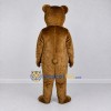 Custom Golden Brown Bear Mascot Costume Adult Full Body Suit for Wildlife Events