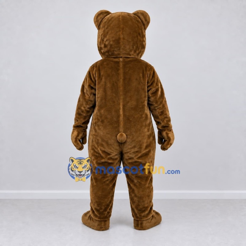 Custom Brown Bear Mascot Costume Adult Full Body Suit for School Events Custom Brown Bear Mascot Costume Adult Full Body Suit for School Events