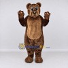 Custom Brown and Tan Bear Mascot Costume Adult Full Body Suit for Children's Events Custom Brown and Tan Bear Mascot Costume Adult Full Body Suit for Children's Events