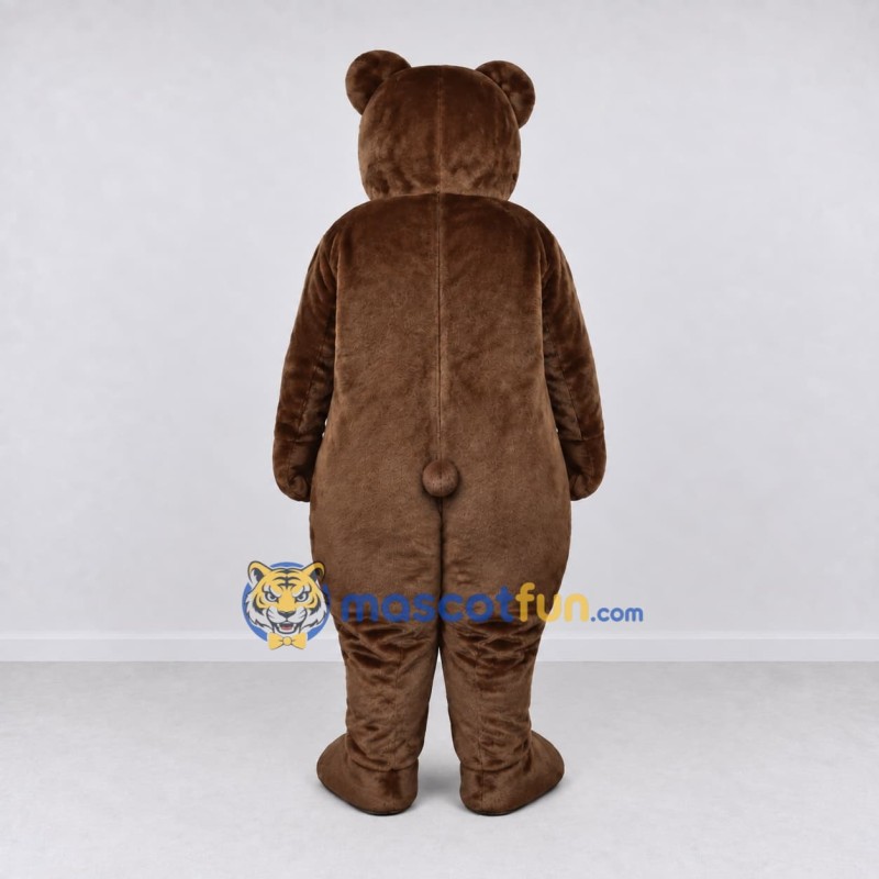 Custom Brown and Tan Bear Mascot Costume Adult Full Body Suit for Children's Events Custom Brown and Tan Bear Mascot Costume Adult Full Body Suit for Children's Events