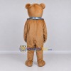 Custom Tan and Blue Teddy Bear Mascot Costume Adult Full Body Suit for Children's Events Custom Tan and Blue Teddy Bear Mascot Costume Adult Full Body Suit for Children's Events