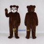 Custom Brown and White Monkey Mascot Costume Adult Full Body Suit for Jungle Events