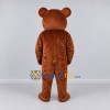 Custom Reddish Brown and White Teddy Bear Mascot Costume Adult Full Body Suit for Children's Events Custom Reddish Brown and White Teddy Bear Mascot Costume Adult Full Body Suit for Children's Events