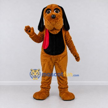 Custom Orange Brown and Black Dog Mascot Costume Adult Full Body Suit for Pet Events Custom Orange Brown and Black Dog Mascot Costume Adult Full Body Suit for Pet Events