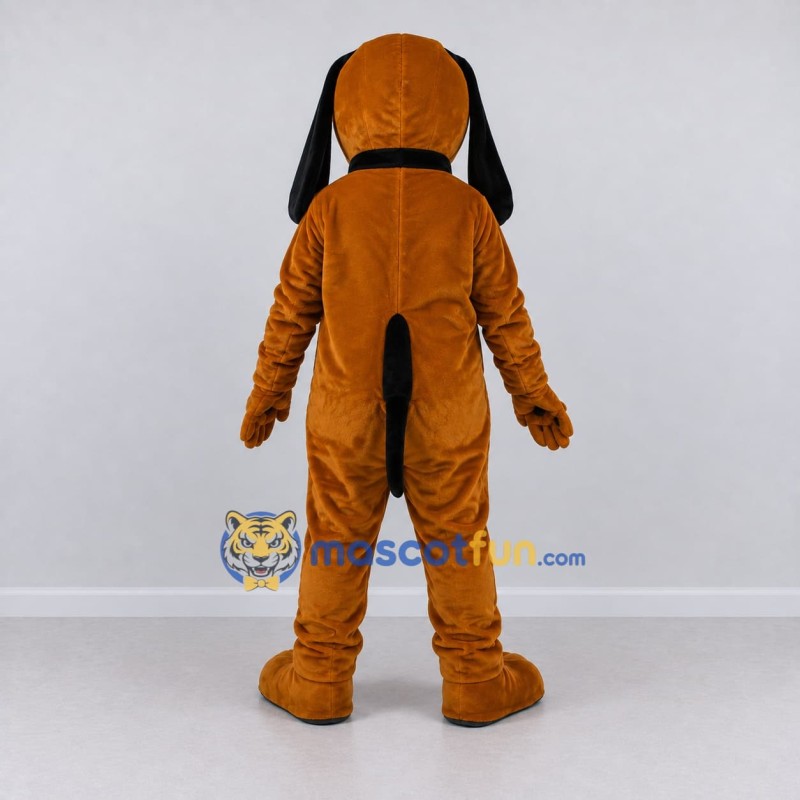 Custom Orange Brown and Black Dog Mascot Costume Adult Full Body Suit for Pet Events Custom Orange Brown and Black Dog Mascot Costume Adult Full Body Suit for Pet Events