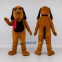 Custom Orange Brown and Black Dog Mascot Costume Adult Full Body Suit for Pet Events