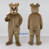 Custom Taupe Dog Mascot Costume Adult Full Body Suit for Pet Events Custom Taupe Dog Mascot Costume Adult Full Body Suit for Pet Events