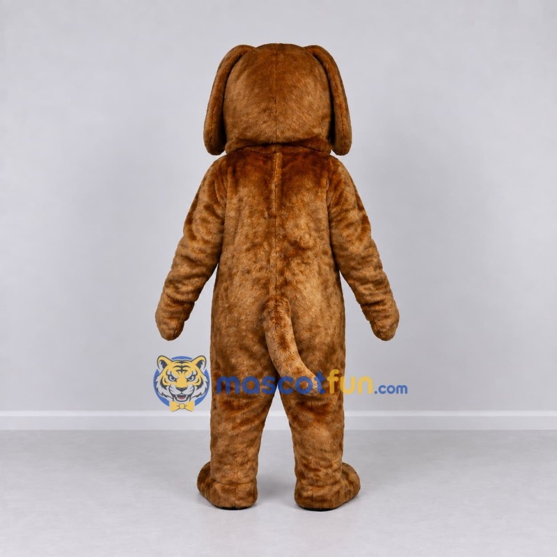 Custom Brown and Cream Dog Mascot Costume Adult Full Body Suit for Pet Events