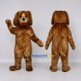 Custom Brown and Cream Dog Mascot Costume Adult Full Body Suit for Pet Events