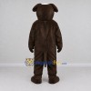 Custom Dark Brown and White Dog Mascot Costume Adult Full Body Suit for Pet Events