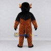 Custom Brown and Black Bison Mascot Costume Adult Full Body Suit for Sports Events Custom Brown and Black Bison Mascot Costume Adult Full Body Suit for Sports Events