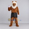Custom Brown and White White Mane Lion Mascot Costume Adult Full Body Suit for Themed Events Custom Brown and White White Mane Lion Mascot Costume Adult Full Body Suit for Themed Events