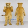 Custom Golden Tan Lioness Mascot Costume Adult Full Body Suit for Wildlife Events