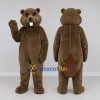 Custom Taupe and Brown Beaver Mascot Costume Adult Full Body Suit for Nature Events
