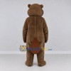 Custom Taupe and Brown Beaver Mascot Costume Adult Full Body Suit for Nature Events Custom Taupe and Brown Beaver Mascot Costume Adult Full Body Suit for Nature Events