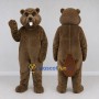 Custom Taupe and Brown Beaver Mascot Costume Adult Full Body Suit for Nature Events
