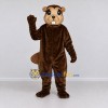 Custom Dark Brown and Tan Beaver Mascot Costume Adult Full Body Suit for Nature Events Custom Dark Brown and Tan Beaver Mascot Costume Adult Full Body Suit for Nature Events