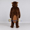 Custom Dark Brown and Tan Beaver Mascot Costume Adult Full Body Suit for Nature Events Custom Dark Brown and Tan Beaver Mascot Costume Adult Full Body Suit for Nature Events