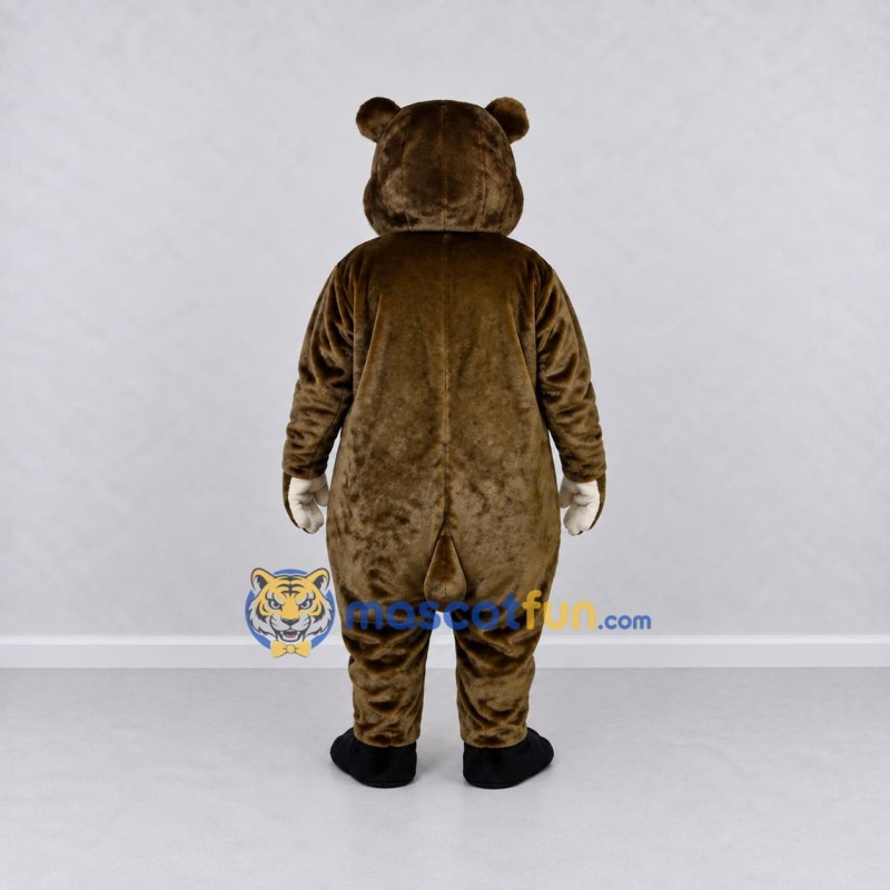 Custom Brown and White Rodent Mascot Costume Adult Full Body Suit for Children's Events Custom Brown and White Rodent Mascot Costume Adult Full Body Suit for Children's Events