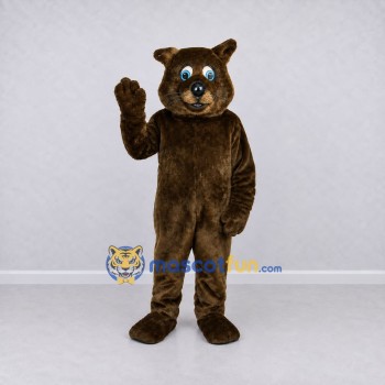 Custom Dark Brown Bear Mascot Costume Adult Full Body Suit for Wildlife Events Custom Dark Brown Bear Mascot Costume Adult Full Body Suit for Wildlife Events