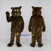 Custom Dark Brown Bear Mascot Costume Adult Full Body Suit for Wildlife Events