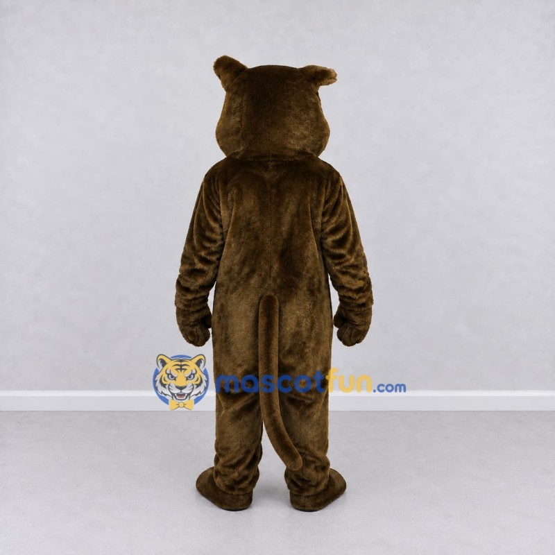 Custom Dark Brown Bear Mascot Costume Adult Full Body Suit for Wildlife Events