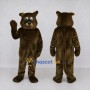 Custom Dark Brown Bear Mascot Costume Adult Full Body Suit for Wildlife Events