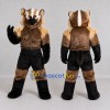 Custom Brown Black and White Badger Mascot Costume Adult Full Body Suit for Sports Events Custom Brown Black and White Badger Mascot Costume Adult Full Body Suit for Sports Events