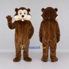 Custom Brown and Cream Hamster Mascot Costume Adult Full Body Suit for Children's Events