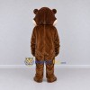 Custom Brown and Cream Hamster Mascot Costume Adult Full Body Suit for Children's Events