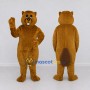 Custom Golden Brown Beaver Mascot Costume Adult Full Body Suit for Nature Events