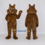 Custom Brown Rabbit Mascot Costume Adult Full Body Suit for Easter Events