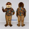 Custom Brown and Multicolor Monkey Mascot Costume Adult Full Body Suit for Tropical Events Custom Brown and Multicolor Monkey Mascot Costume Adult Full Body Suit for Tropical Events