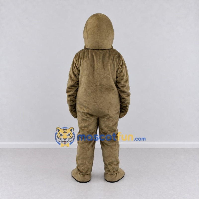 Custom Gray Brown Seal Mascot Costume Adult Full Body Suit for Aquatic Events