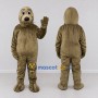 Custom Gray Brown Seal Mascot Costume Adult Full Body Suit for Aquatic Events