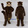 Custom Dark Brown and Tan Beaver Mascot Costume Adult Full Body Suit for Nature Events Custom Dark Brown and Tan Beaver Mascot Costume Adult Full Body Suit for Nature Events