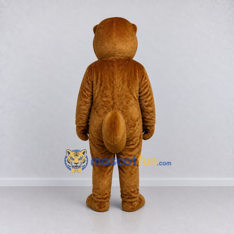 Custom Reddish Brown Rodent Mascot Costume Adult Full Body Suit for Nature Events Custom Reddish Brown Rodent Mascot Costume Adult Full Body Suit for Nature Events