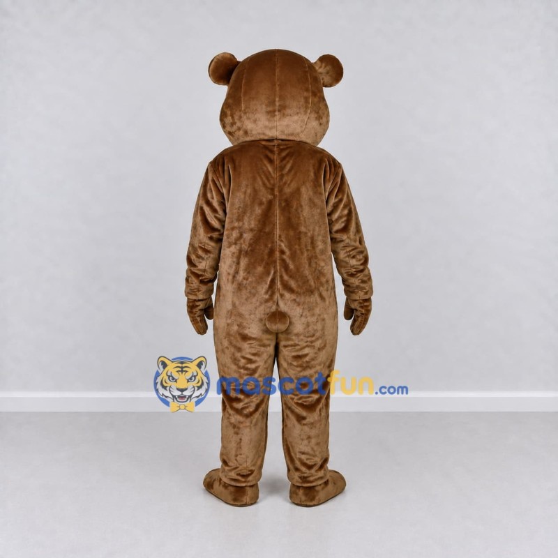 Custom Brown Bear Mascot Costume Adult Full Body Suit for Children's Events Custom Brown Bear Mascot Costume Adult Full Body Suit for Children's Events