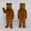 Custom Golden Brown Teddy Bear Mascot Costume Adult Full Body Suit for Children's Events