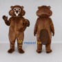 Custom Brown Beaver Mascot Costume Adult Full Body Suit for Nature Events