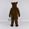 Custom Dark Brown Wolf Mascot Costume Adult Full Body Suit for Sports Events Custom Dark Brown Wolf Mascot Costume Adult Full Body Suit for Sports Events