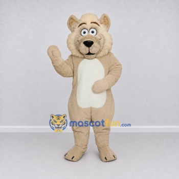 Custom Beige and White Wolf Mascot Costume Adult Full Body Suit for School Events Custom Beige and White Wolf Mascot Costume Adult Full Body Suit for School Events