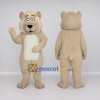 Custom Beige and White Wolf Mascot Costume Adult Full Body Suit for School Events Custom Beige and White Wolf Mascot Costume Adult Full Body Suit for School Events