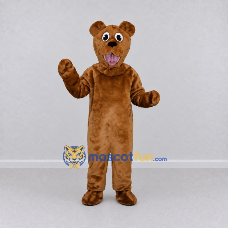 Custom Brown Bear Mascot Costume Adult Full Body Suit for Children's Events Custom Brown Bear Mascot Costume Adult Full Body Suit for Children's Events