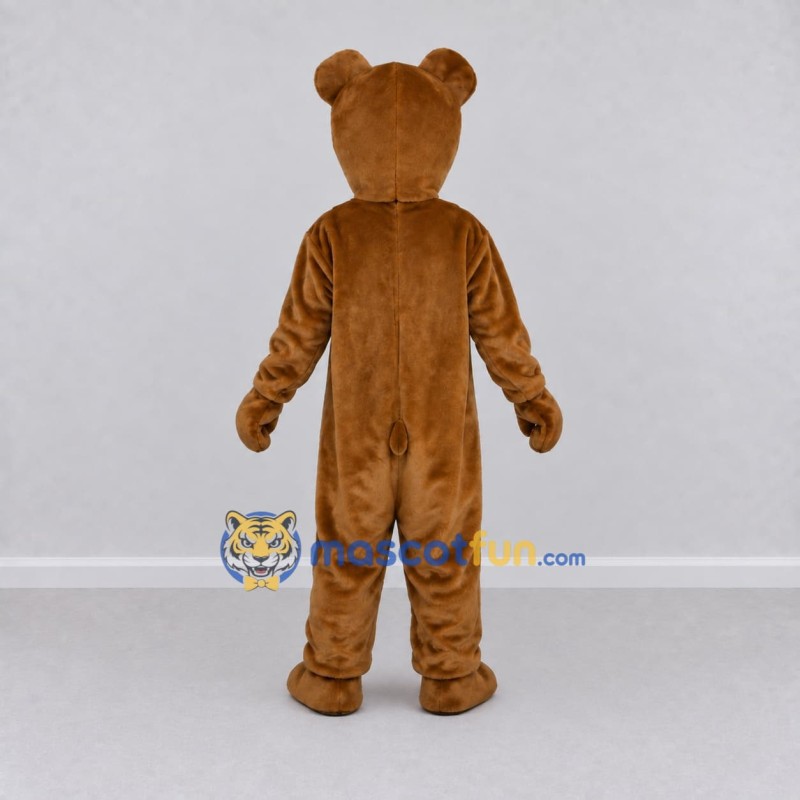 Custom Brown Bear Mascot Costume Adult Full Body Suit for Children's Events Custom Brown Bear Mascot Costume Adult Full Body Suit for Children's Events