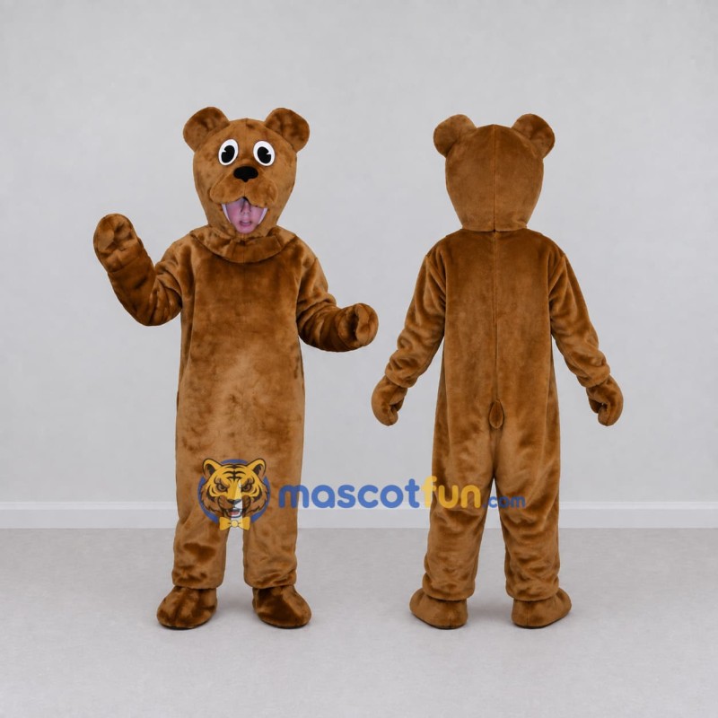 Custom Brown Bear Mascot Costume Adult Full Body Suit for Children's Events Custom Brown Bear Mascot Costume Adult Full Body Suit for Children's Events