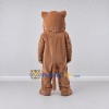 Custom Tan and White Wildcat Mascot Costume Adult Full Body Suit for Wildlife Events Custom Tan and White Wildcat Mascot Costume Adult Full Body Suit for Wildlife Events